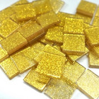 Akryl Mosaik, Glitter Gold, 50 g
