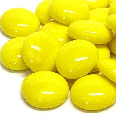 Glass Gems, 500 g, Yellow Marble