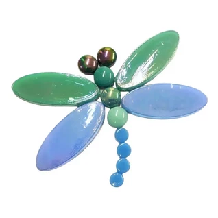 Dragonfly, Ocean Blue, DIY (glue not included)