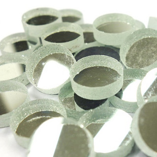 Mirror Mosaic, Silver, round 12 mm, 50g