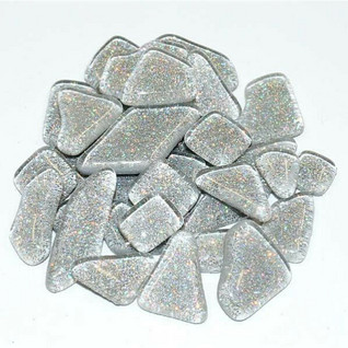 Soft Glass Glitter, Silver 100 g
