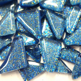 Soft Glas Glitter, Twilight Blue 100 g