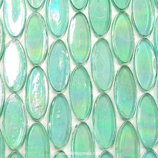 Ellipse, Aqua, 5 tiles, transparent