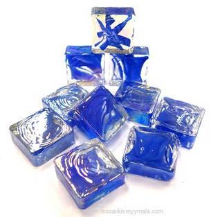 Form Glass, Neliö, Smoke Blue, 20 kpl