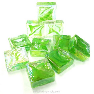 Form Glass, Square, Early Spring, 20 pcs
