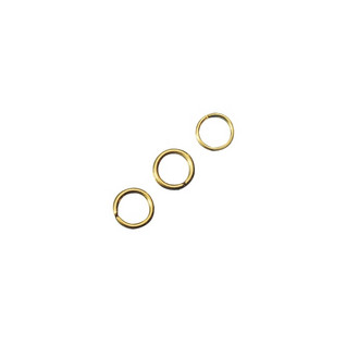 Ring, 8 mm, 20 pcs, gold