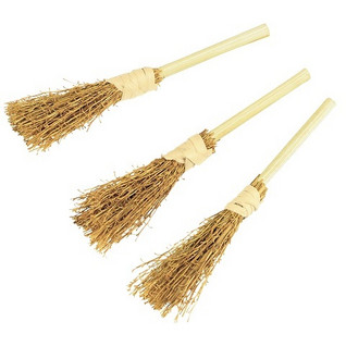 Decorative brooms, 3 pcs
