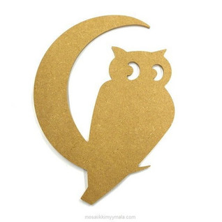 Pöllö, 30 cm, MDF