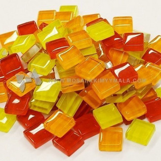 Mini Crystal, Yellow-Red Mix, 500 g