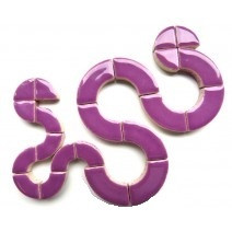 Curved forms, Purple, 50 g