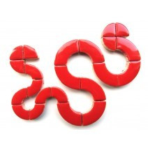Curved forms, Red, 50 g