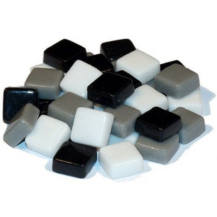 Fantasy Glass 10 mm, Grey Mix, 200 g