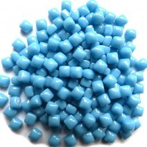 Glass Micro Cubes, Turquoise 10 g