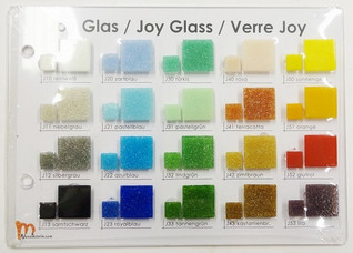 Sample board, Mosaikstein, Joy Glass