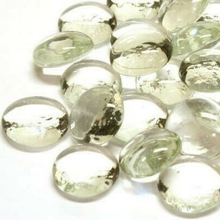 Lasihelmet, 100 g, Clear Crystal, läpikuultava