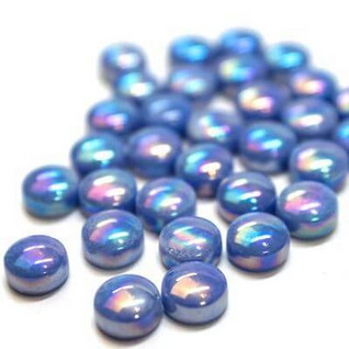 Mini Gems, Pearlised, True Blue, 50g