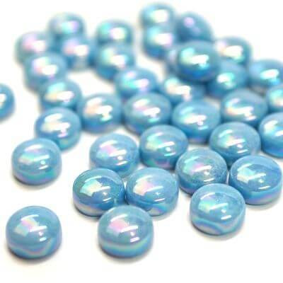 Minipärlor, Pearlised, Mid Turquoise, 200 g