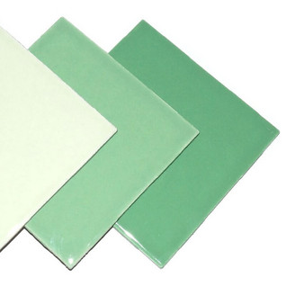 Ceramic tile, Green Mix, 9 pcs