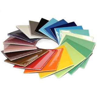 Ceramic tile, Multicolour Mix, 21 pcs
