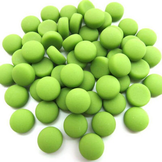 Minihelmet, Matta, Lime 50 g