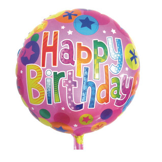 Folieballong, Happy Birthday