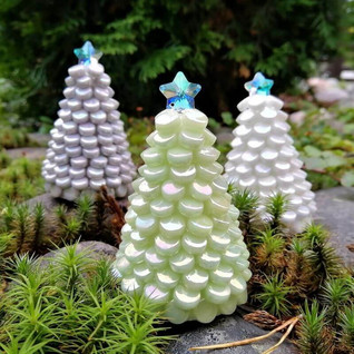 Micro Christmas Trees, 3 pcs, DIY