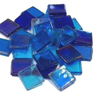 Ice Glass, läpikuultava, Blue Mix, 1 kg