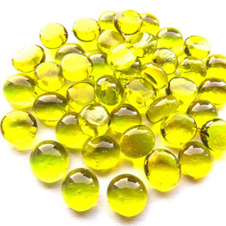 Mini Nuggets, Yellow Crystal, 50 g, transparent