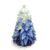 Christmas Tree, Blue, DIY, 14cm