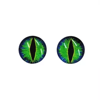 Lizard's eyes, 12mm, 2 pcs, num. 4