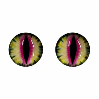 Lizard's eyes, 12mm, 2 pcs, num. 5