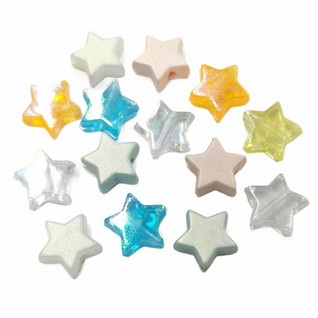 Plastic stars, 14 pcs