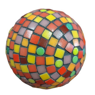 Mosaik boll, Red, DIY