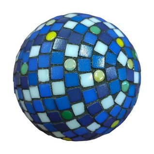 Mosaik boll, Blue, DIY