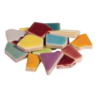 Fun Ceramica mosaik mix, polygonal rainbow, 500g