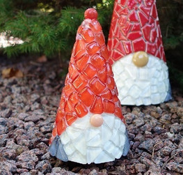 Gnome Glass Mosaic Kit DIY 