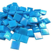 Mini Iridescent 10 mm Glass Mosaic Tiles