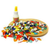 Pyssel för barn med mosaikbitar