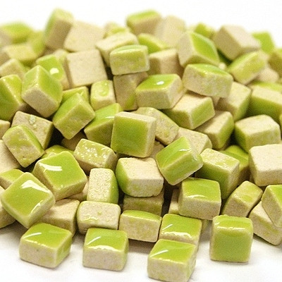 Mikromosaik, 5x5x3 mm, Kiwi, 20 g