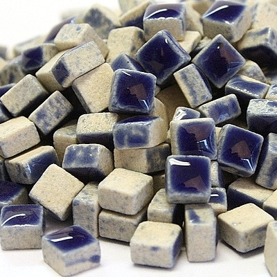 Mikromosaik, 5x5x3 mm, Blue, 20 g