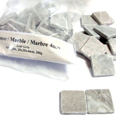 Marmor, 20 mm, Azul Gris, 100 g