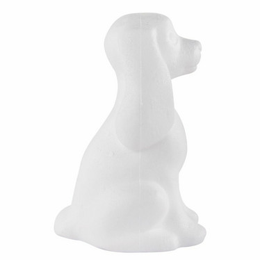 Frigolitfigur, hund, 25 cm