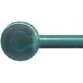 Glasstänger, Verde Petrolio, 2 st
