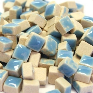 Mikromosaik, 5x5x3 mm, Turquoise, 20 g