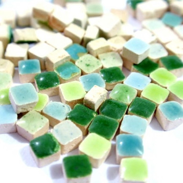Liliput Grön Mix, 3x3 mm, 5g