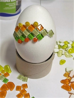 Frigolitägg, 8 cm