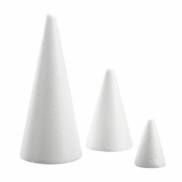 Frigolitkägla, 12 cm