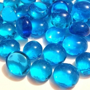 Mini Nuggets, Light Blue, 500 g, transparent