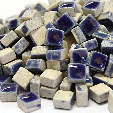 Mikromosaik, 5x5x3 mm, Blue, 50 g