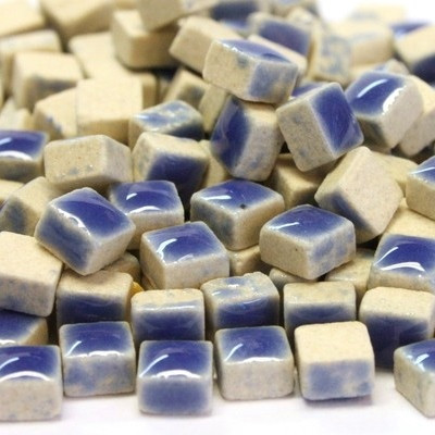 Mikromosaik, 5x5x3 mm, Mid Blue, 20 g
